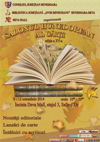 Salonul Hunedorean al Cărții se desfășoară în municipiul Deva (9-12 octombrie)