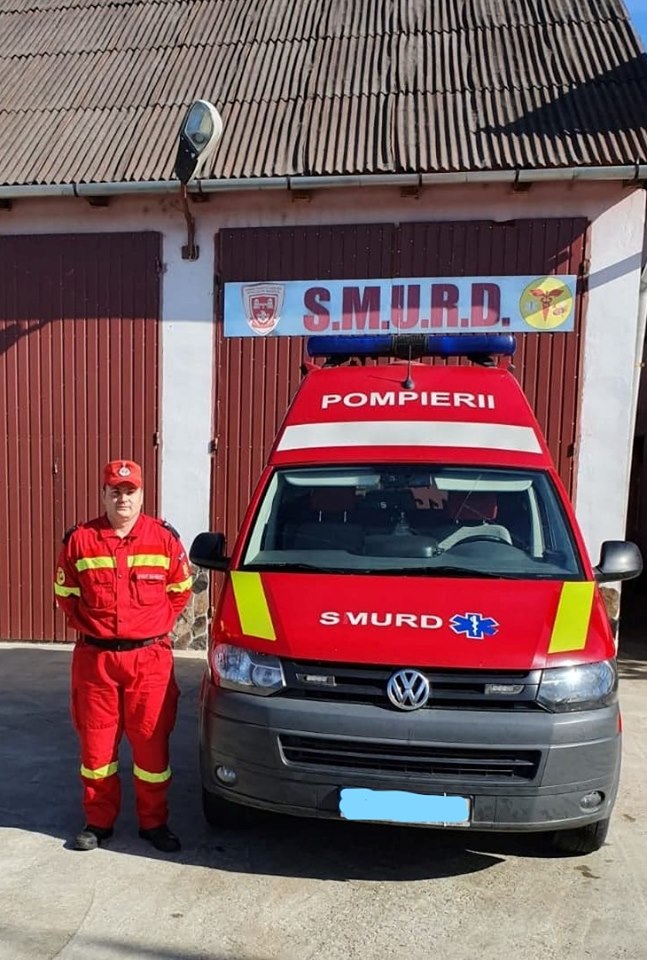 Plt. maj. Cătălin Pop, salvator și în timpul liber