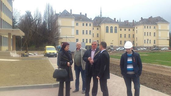 Bistrița-Năsăud: Şantiere şcolare, verificate de prefect