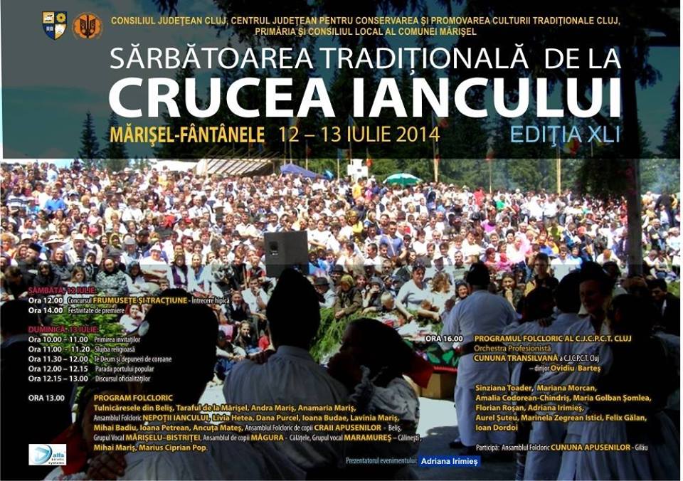 Sărbătoarea Tradiţională de la Crucea Iancului, sâmbătă şi duminică, la Mărişel-Fântânele