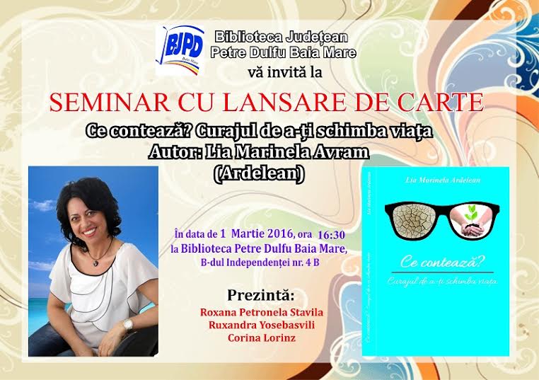 Se întâmplă la Biblioteca Județeană Baia Mare în săptămâna 29 februarie – 5 martie