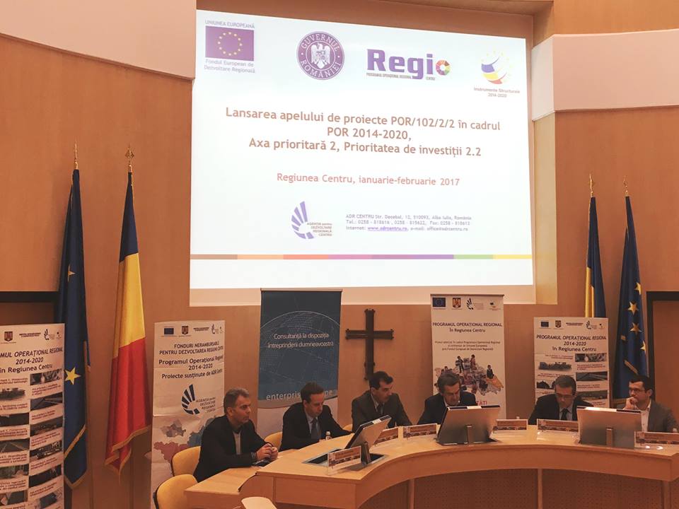 Sibiu: Fonduri europene disponibile pentru dezvoltarea IMM din Regiunea Centru