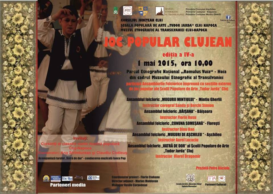 Serbare câmpenească de 1 Mai, organizată în Cluj Napoca
