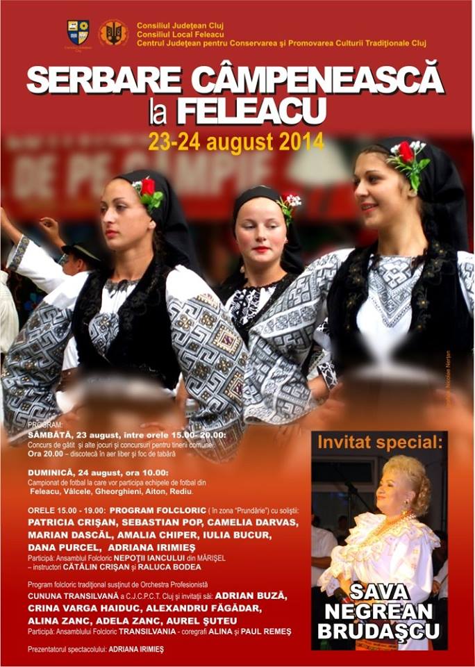 “Serbare câmpenească la Feleacu”, la final de săptămână