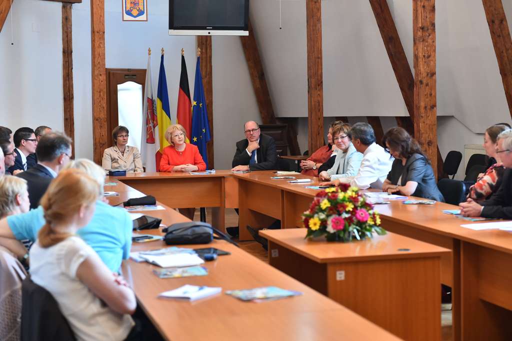Delegaţie din Parlamentul landului Hessen (Germania) la Primăria Sibiu