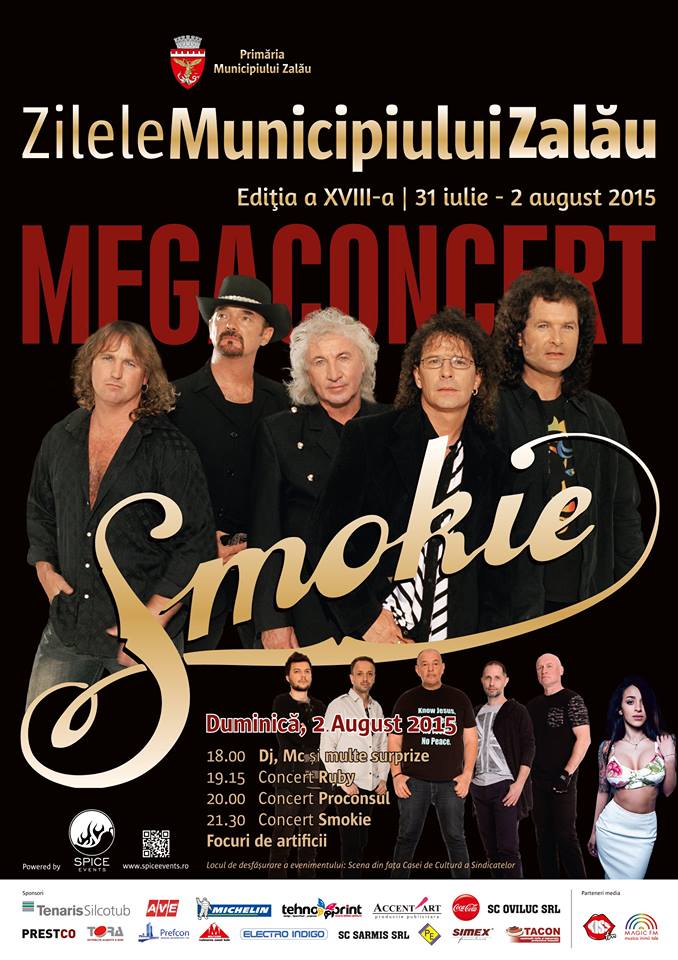 Smokie în concert în Zalău!