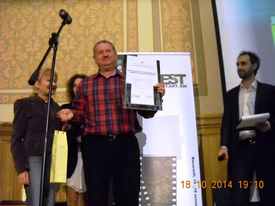 Premiu clujean la Festivalul Internaţional de Film Document.Art.