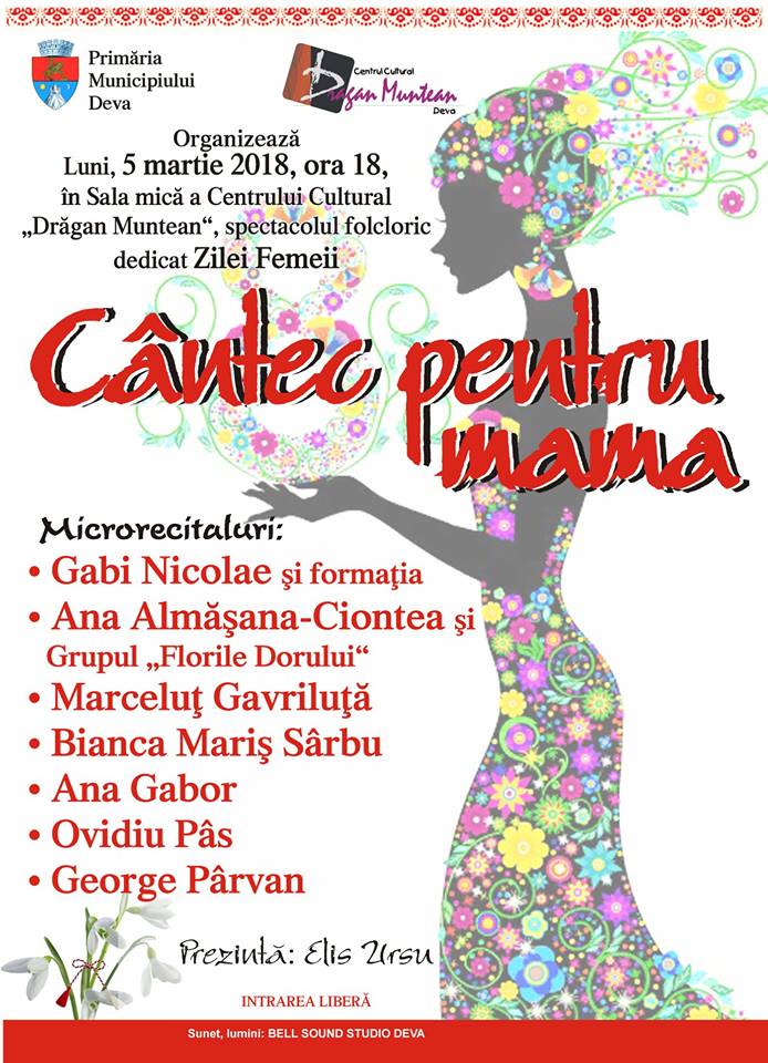 Spectacol folcloric dedicat Zilei Internaționale a Femeii, la Deva