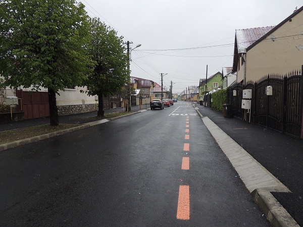 Strada Strungului din Sibiu a fost complet modernizată