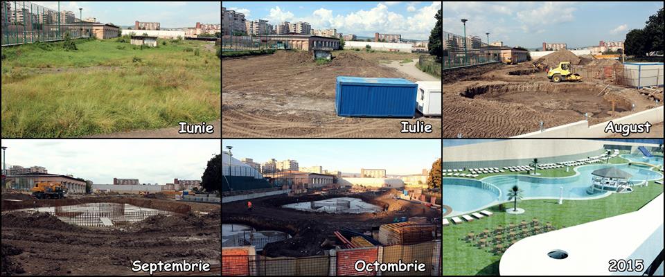 Construcţia ştrandului din Hunedoara prinde contur