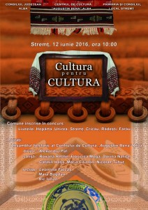 „Cultură pentru Cultură” la Stremț