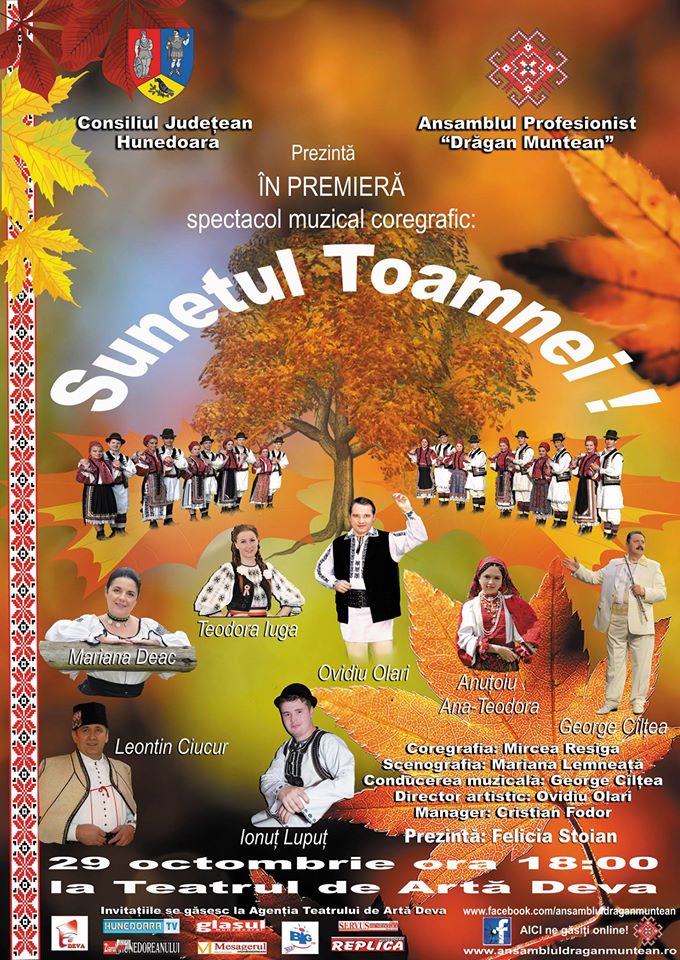 „Sunetul Toamnei”, la Teatrul de Artă Deva