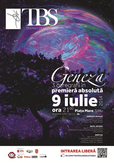 Trei coregrafii în premieră absolută încheie stagiunea la Teatrul de Balet Sibiu