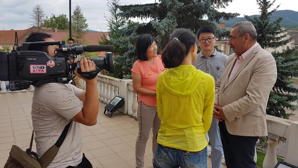 Televiziunea Națională Chineză (CCTV) filmează în Hunedoara