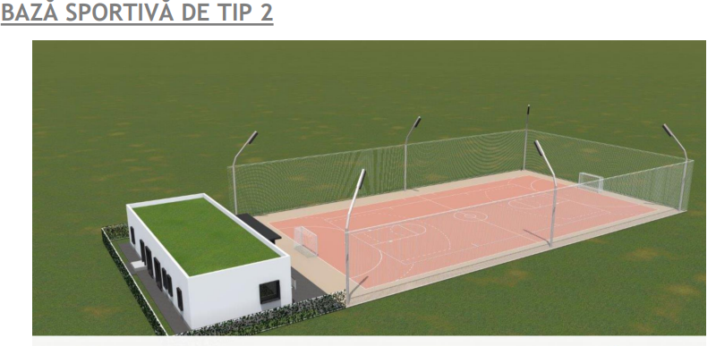 Teren de sport multifuncțional la Stadionul Municipal din Zalău