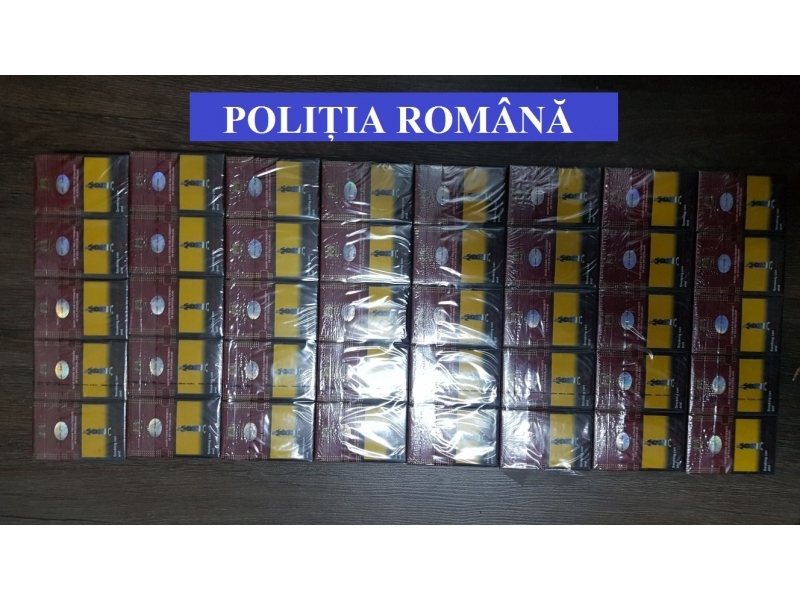 Polițiștii bistrițeni au confiscat 1600 de țigarete și au indisponibilizat 300 de litri de băuturi spirtoase