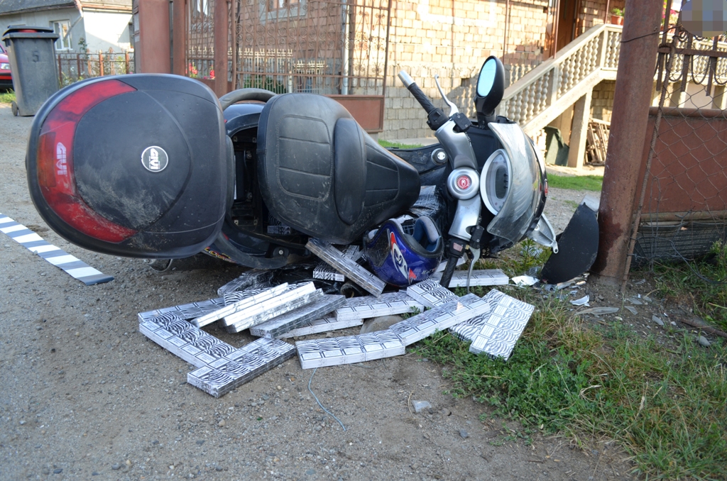 Urmăriri în trafic și 14.000 pachete țigări confiscate la frontiera cu Ucraina