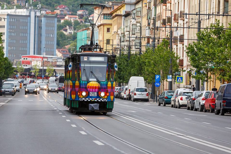 Un nou tramvai colorat pe străzile Clujului