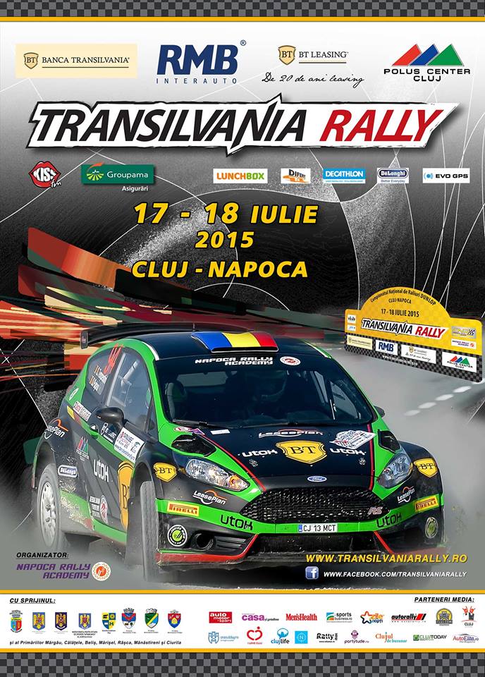 Transilvania Rally se desfășoară în perioada 16-18 iulie. Vezi programul raliului