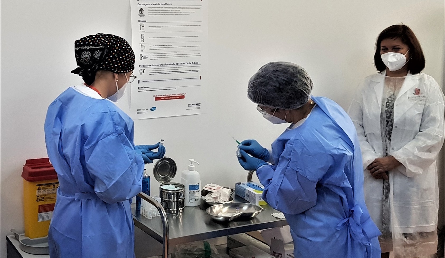Două centre de vaccinare din Sibiu își suspendă activitatea