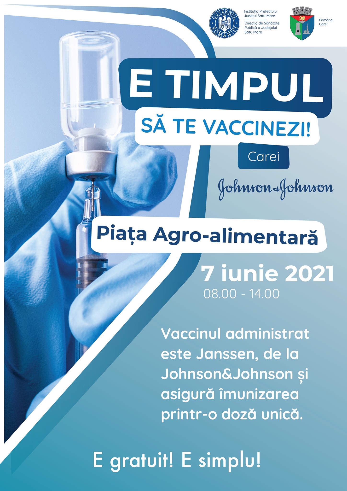 Maratonul Vaccinării ajunge și la Carei