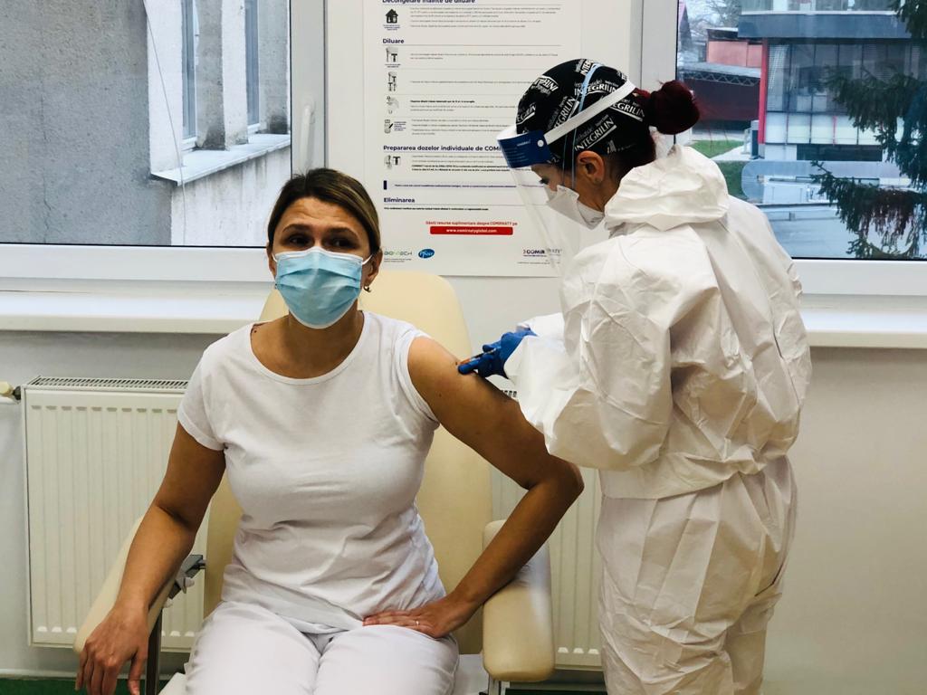 Primele vaccinuri împotriva COVID-19 în județul Cluj