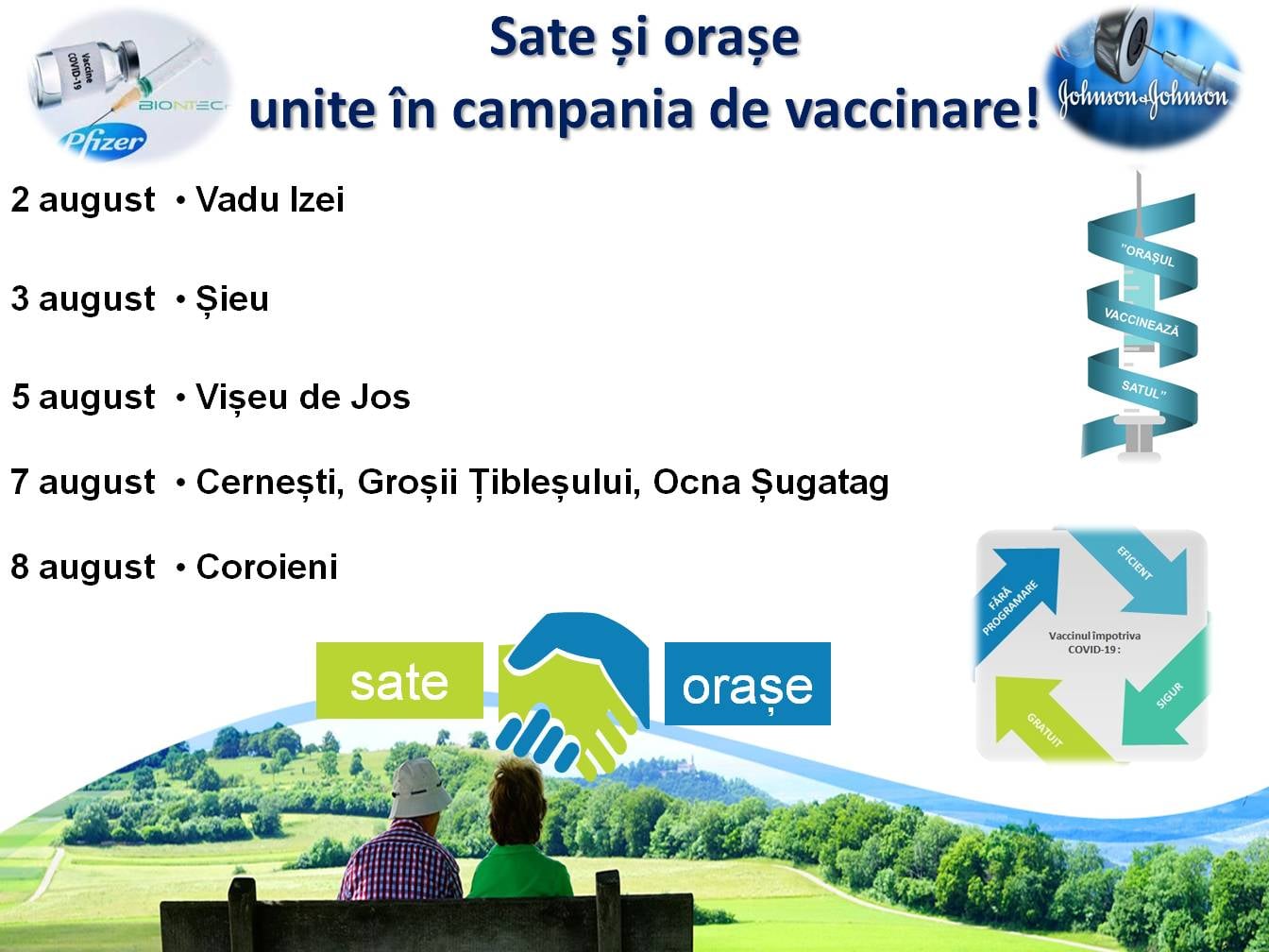 Campania de vaccinare continuă în Maramureș