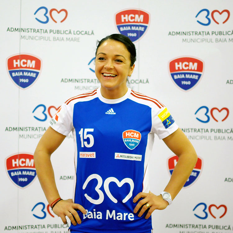 Valentina Ardean, cea mai bună handbalistă de la HCM Baia Mare în 2014