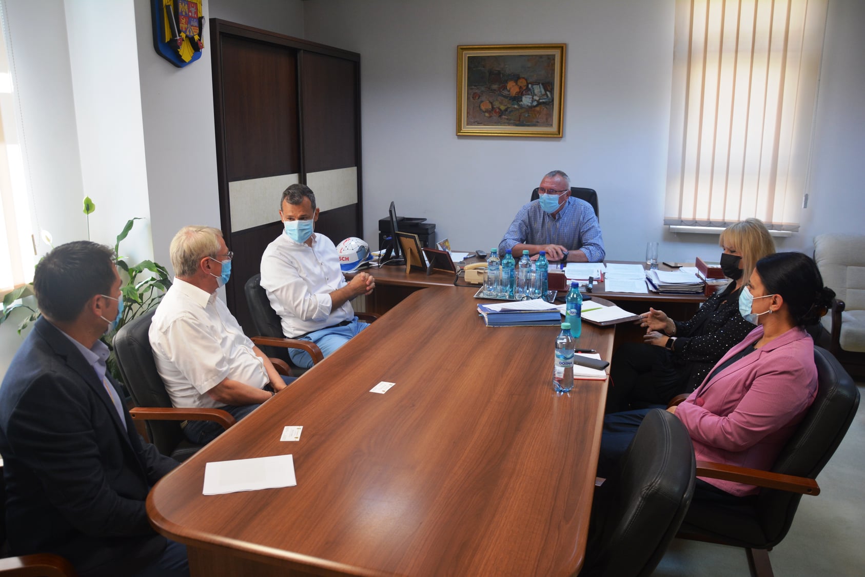 Delegație economică, în vizită la Consiliul Județean Cluj