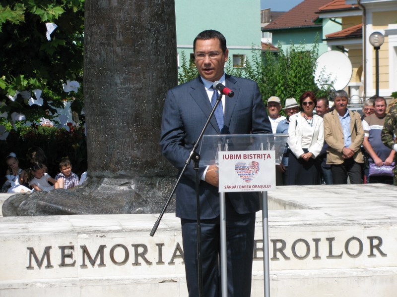 ,,Iubim Bistrița”-mesajul care l-a emoționat pe Victor Ponta (Galerie FOTO)