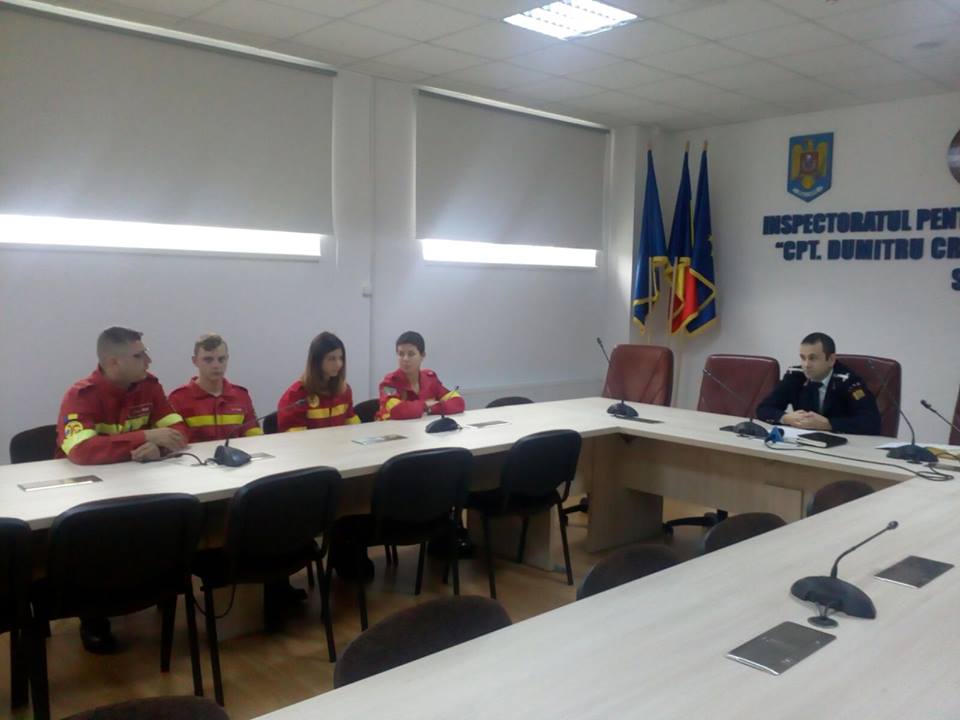 Voluntari la ISU Sibiu