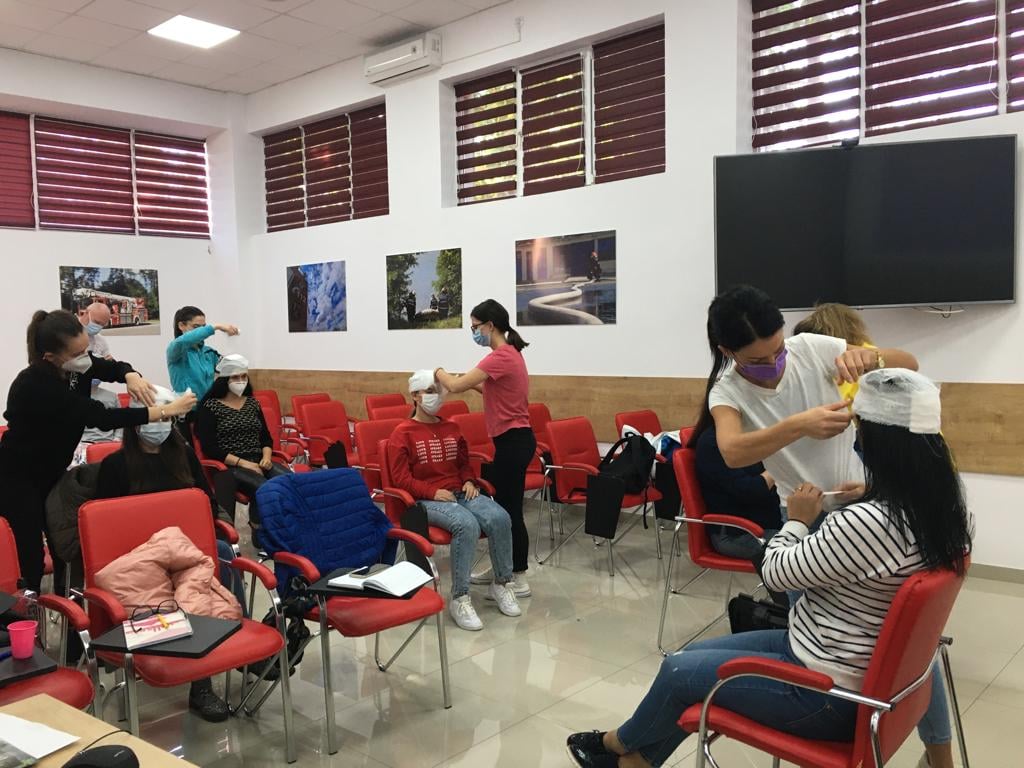 Voluntari sălăjeni la examen