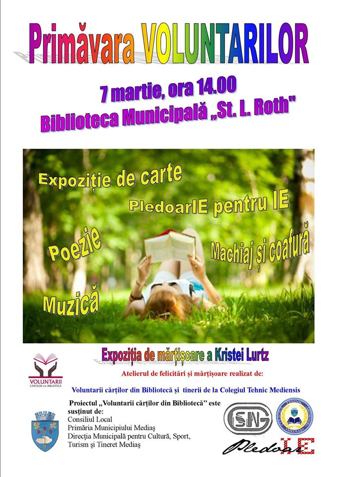 Mediaș: Primăvara Voluntarilor la Bibliotecă