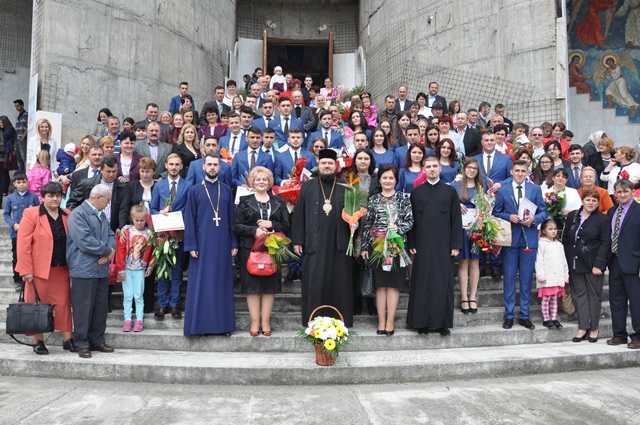 Festivitatea de absolvire a elevilor clasei a XII-a de la Liceul Ortodox „Sfântul Nicolae” din Zalău