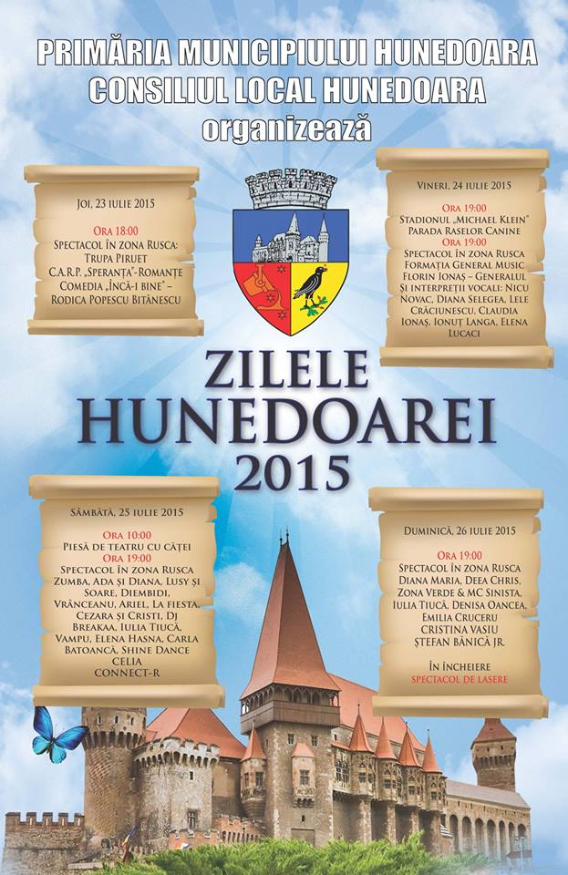 Vezi programul “Zilelor municipiului Hunedoara”