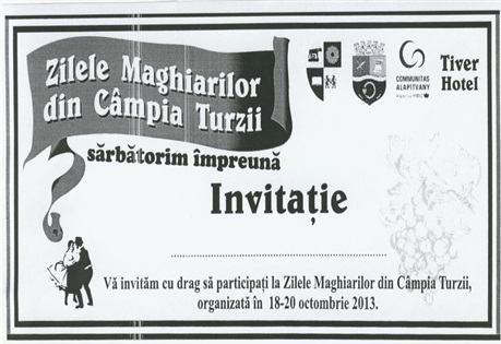 Zilele maghiarilor din Câmpia Turzii vor fi sărbătorite în perioada 18 – 20 octombrie