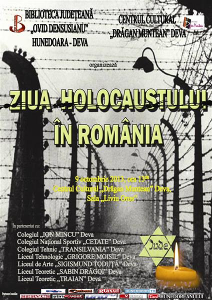 Ziua Holocaustului în România va fi sărbătorită și la Deva