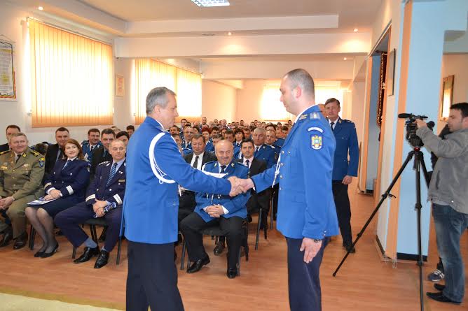 Înaintări în grad și felicitări la IJJ Maramureș, cu ocazia Zilei Jandarmeriei