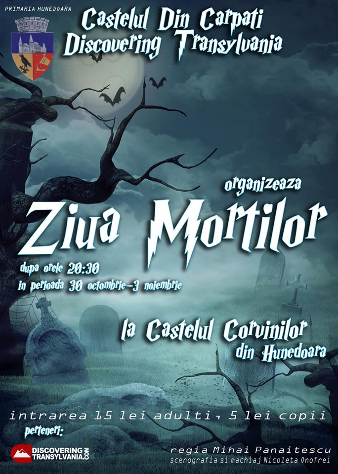 „Ziua Morţilor”, la Castelul Corvinilor din Hunedoara