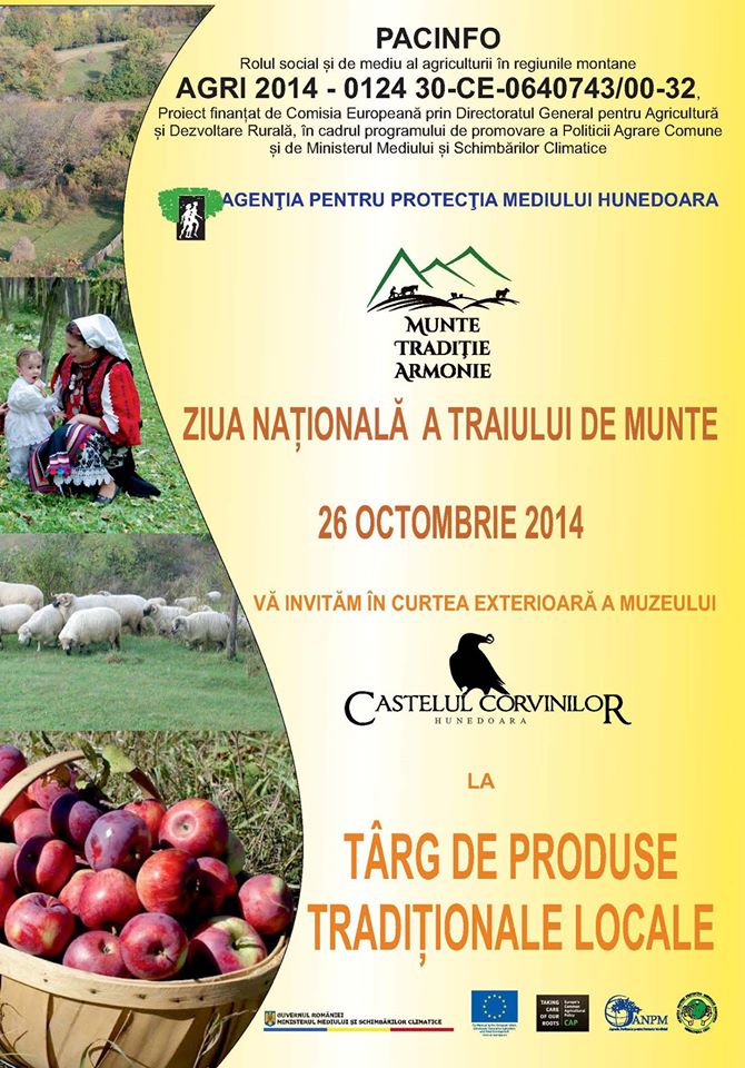 Ziua Națională a Traiului de Munte va fi marcată în Hunedoara