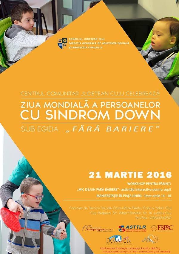 Cluj Napoca: Ziua mondială a persoanelor cu sindrom Down la DGASPC Cluj