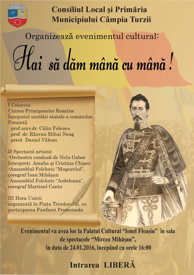 Ziua Unirii, sărbătorită și la Câmpia Turzii