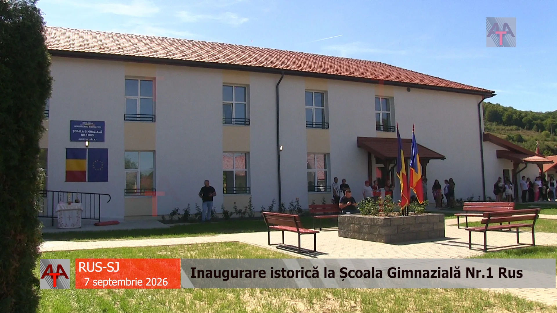 (VIDEO) Inaugurare istorică la Rus. Școala Gimnazială a fost reabilitată în totalitate
